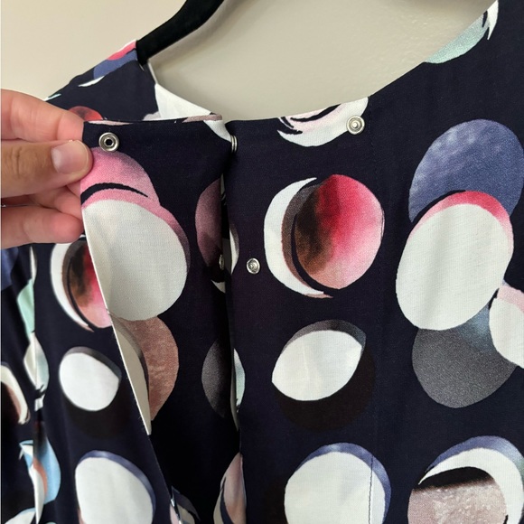 COS Colourful Short Sleeve Shift Dress, Size 4 - Picture 5 of 6